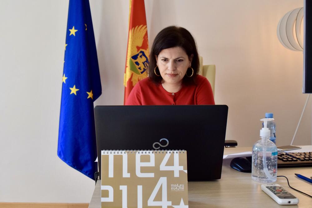 Prioritet je ispunjenje privremenih mjerila poglavljima 23 i 24: Zorka Kordić, Foto: Vlada Crne Gore