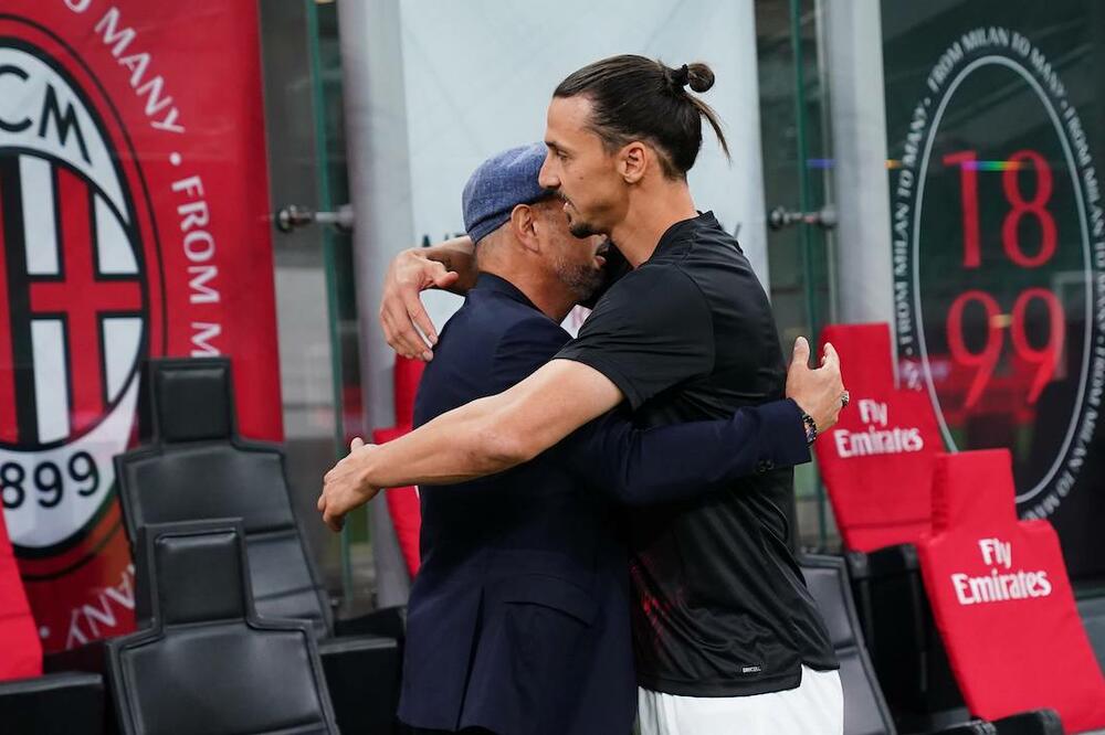 Mihajlović i Ibrahimović, Foto: AC Milan