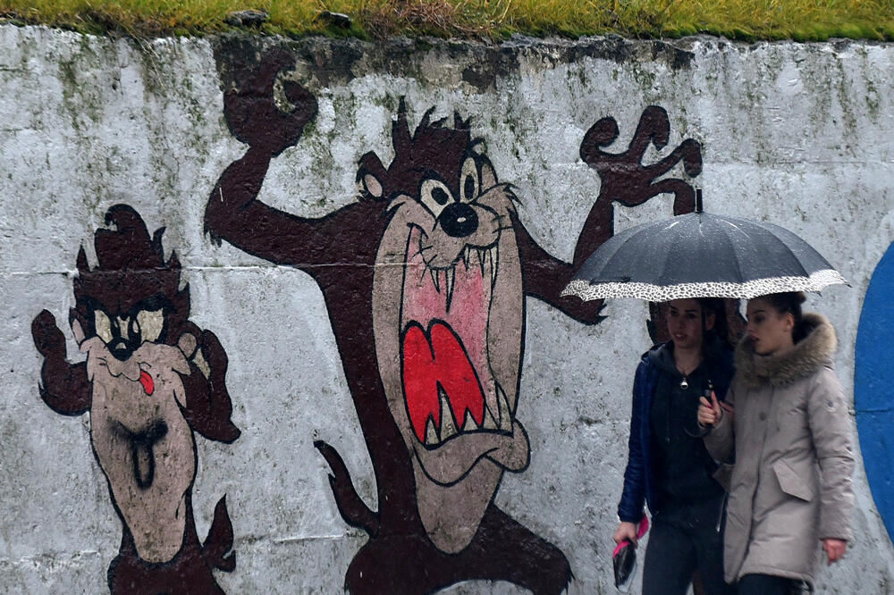 Jedan od murala u Podgorici, Foto: Boris Pejovic