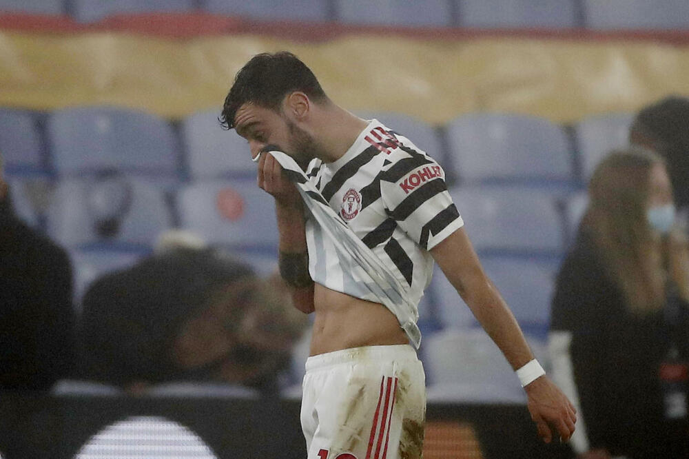 Bruno Fernandeš i drugovi nisu našli put do mreže Kristal Palasa, Foto: Reuters