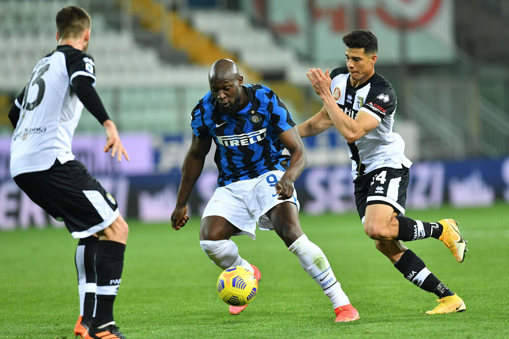 Lukaku na meču sa Parmom, Foto: Reuters