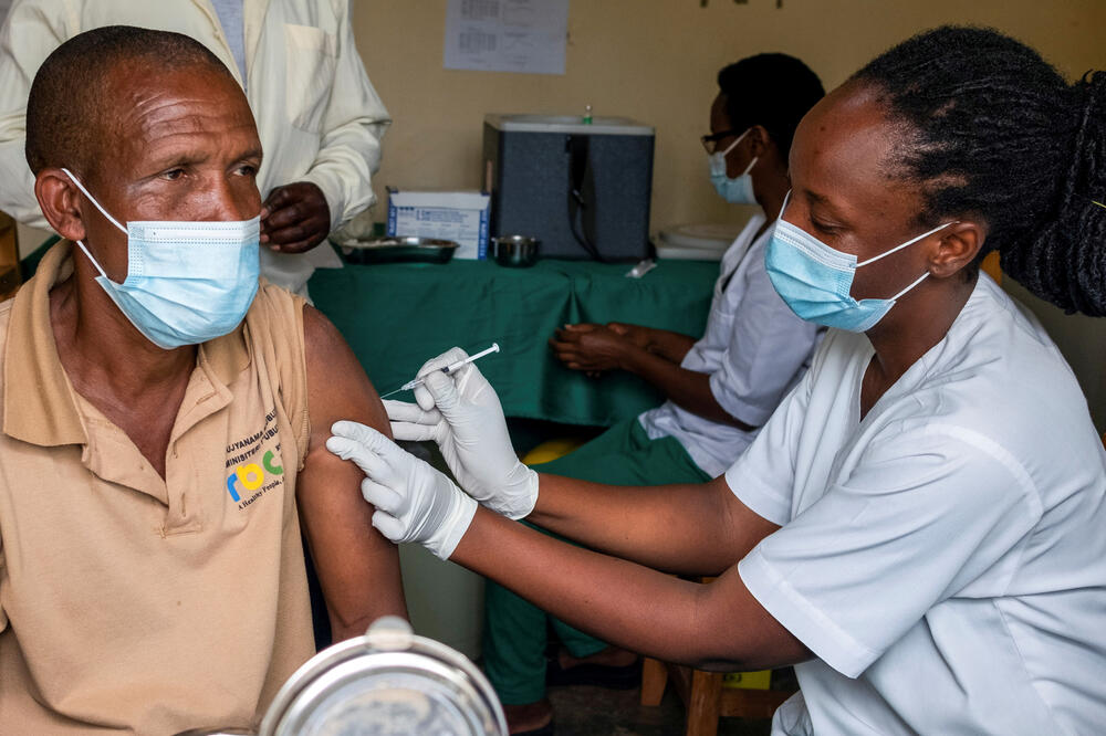 Vakcinacija u Ruandi, Foto: Reuters