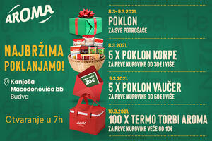 Aroma market u novom i modernijem ambijentu u naselju Boreti u...