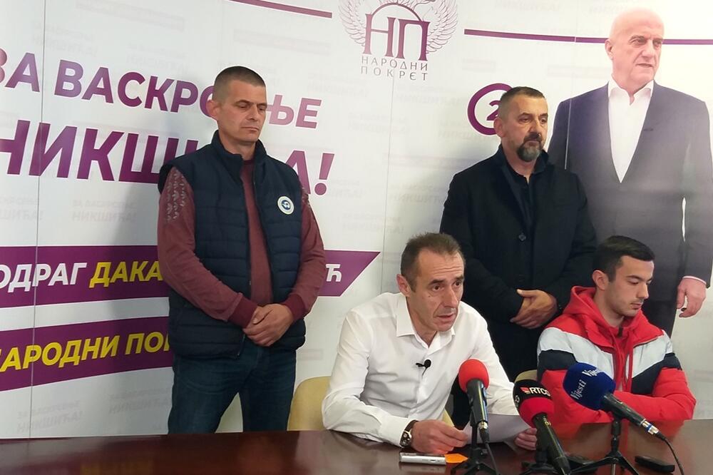 Butorović govori na pres konferenciji, Foto: Svetlana Mandić