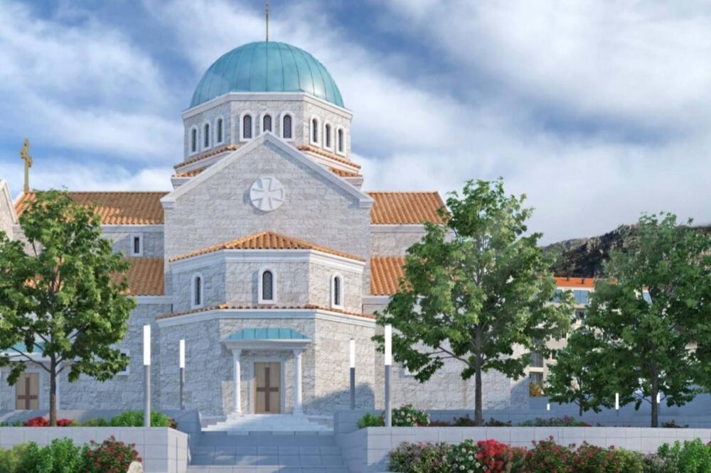 Planirani izgled sabornog hrama