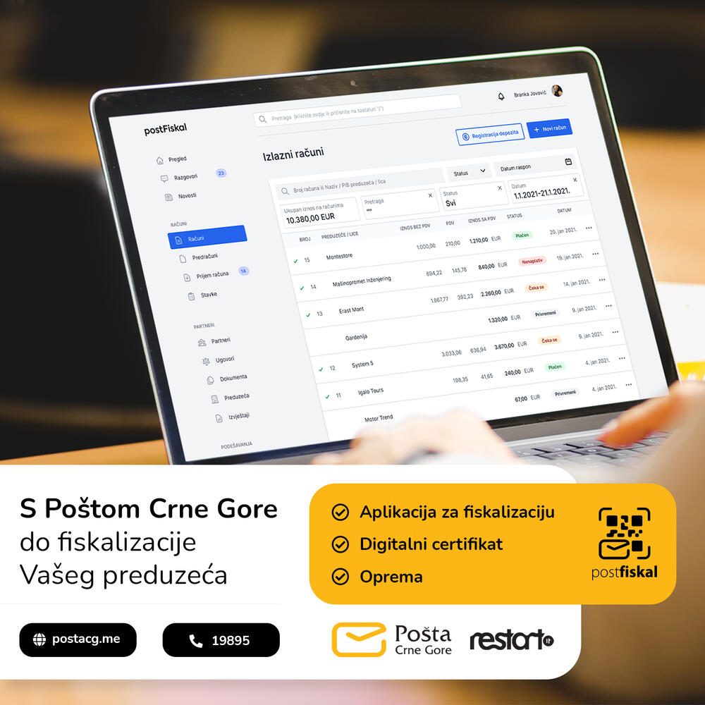 Pošta Fiskalizacija