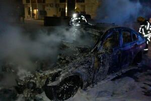 Burning vehicle on Zabjelo, no injuries