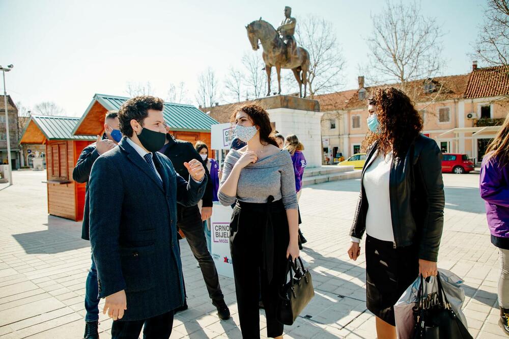 Abazović u Nikšiću, Foto: GP URA