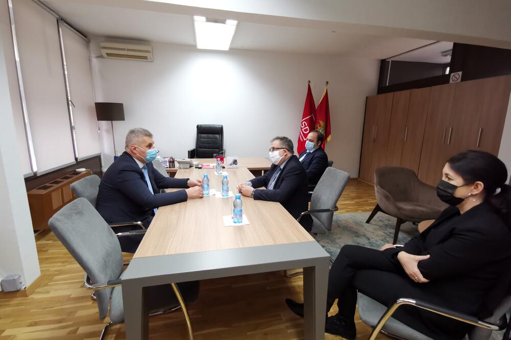 Brajović i Timonije, Foto: Socijaldemokrate Crne Gore