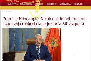 Zirojević: Krivokapić sa zvaničnog sajta Vlade daje instrukcije...