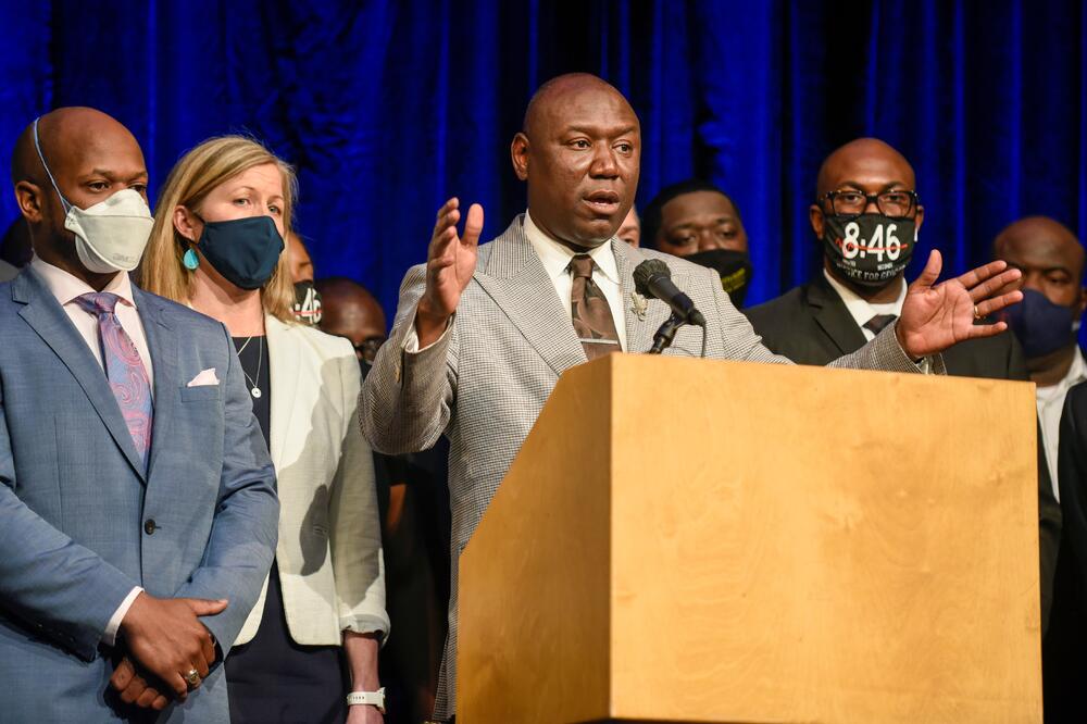 Advokat porodice Flojd na konferenciji za novinare, Foto: Reuters