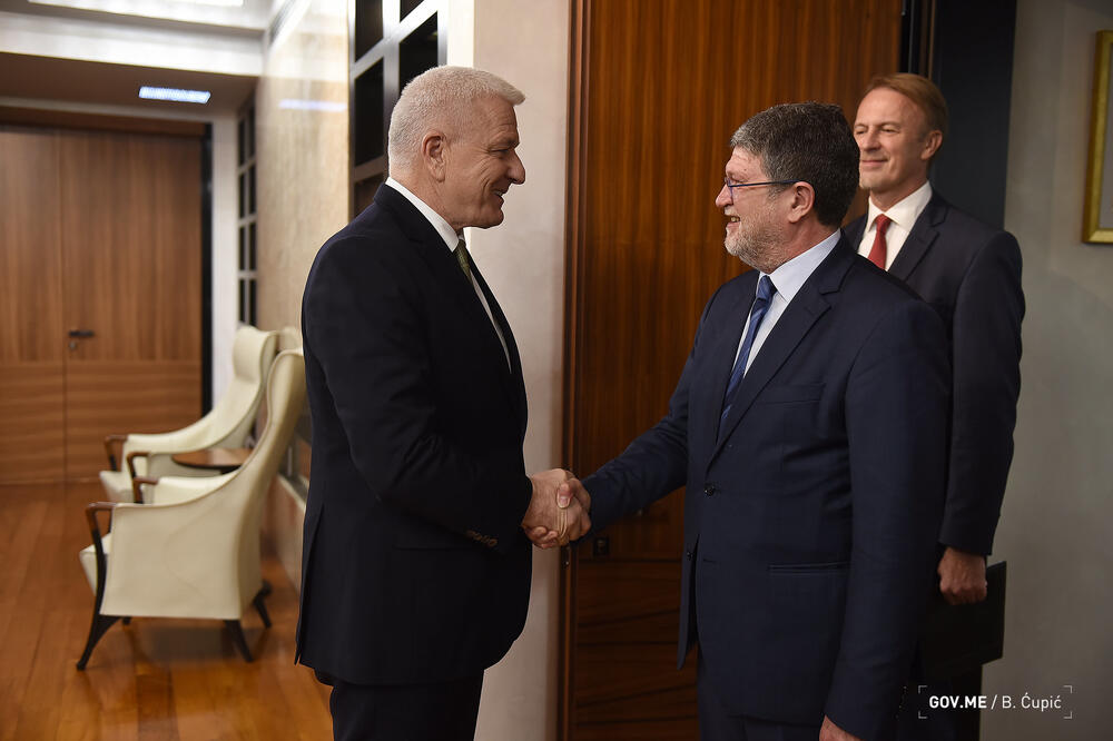 EU traži promjene kako bi pale i tenzije: Picula sa bivšim premijerom Duškom Markovićem i bivšim šefom Delegacije EU u Crnoj Gori Aivom Oravom(arhiva), Foto: Bojana Ćupić