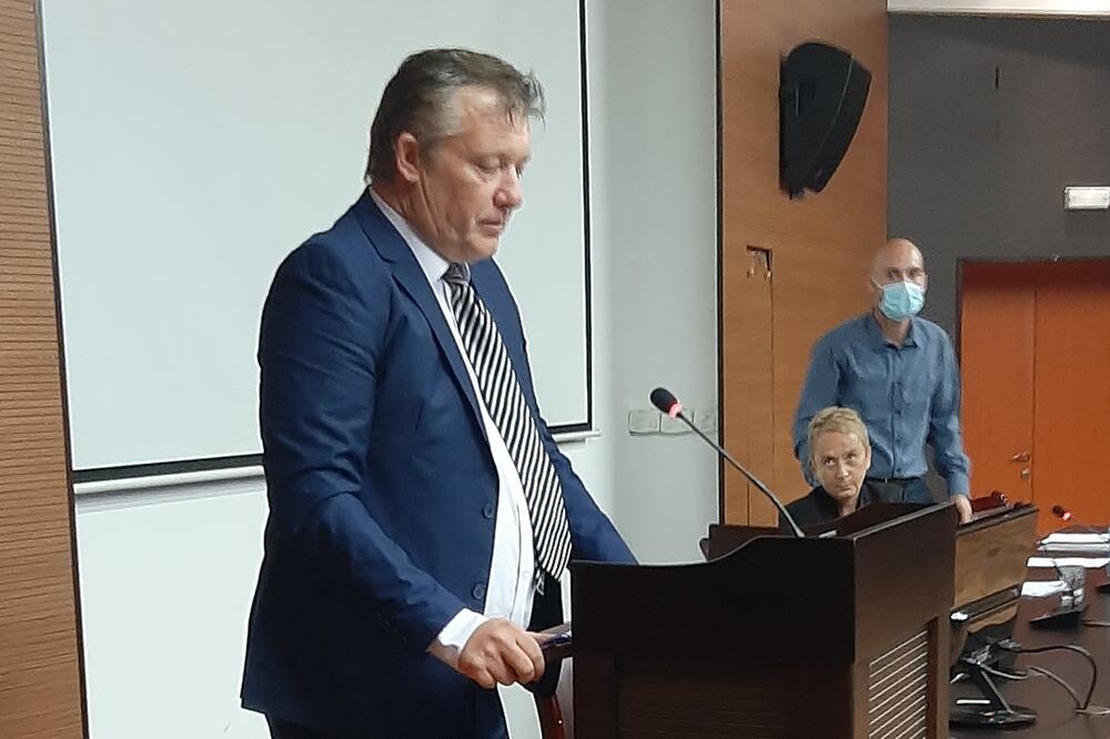Andrija Petković na jednoj od ranijih sjednica, Foto: Siniša Luković
