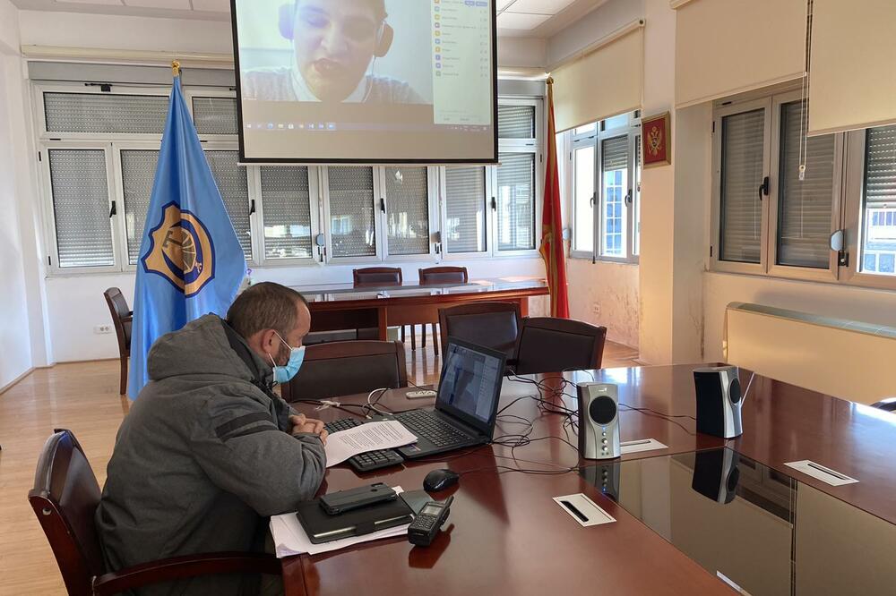 Sa online sastanka Opštinskog tima, Foto: Opština Tivat