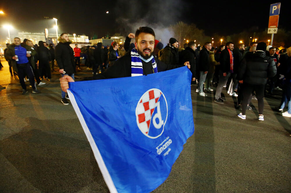 Navijači Dinama slave pobjedu nad Totenhemu, Foto: Reuters