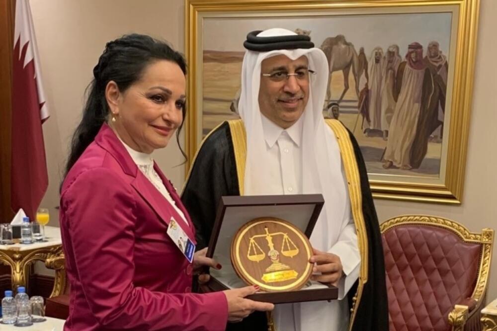 Medenica u Dohi prilikom susreta sa Almohanadijem, Foto: Vrhovni Sud/Facebook