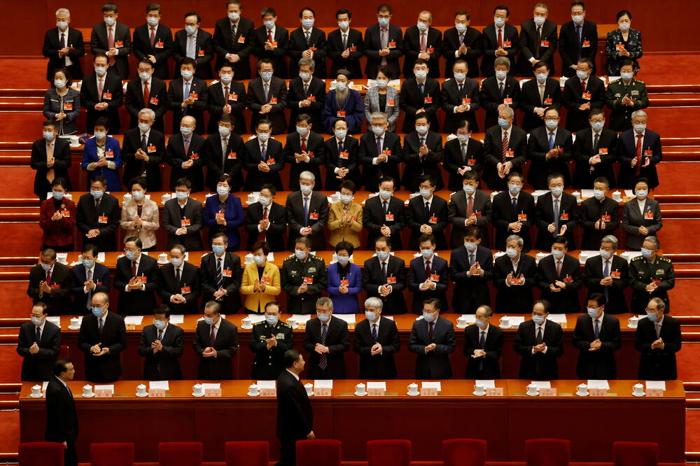 Si Đinping i premijer Li Kećijang na sjednici Kineske narodne političke konsultativne konferencije, Foto: Reuters