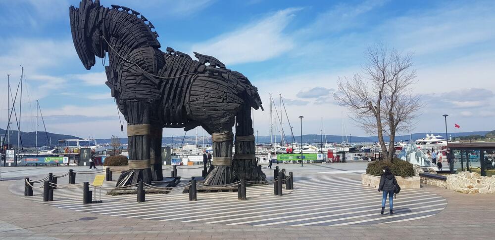 Replika Trojanskog konja u luci Čanakale, Foto: Privatna arhiva