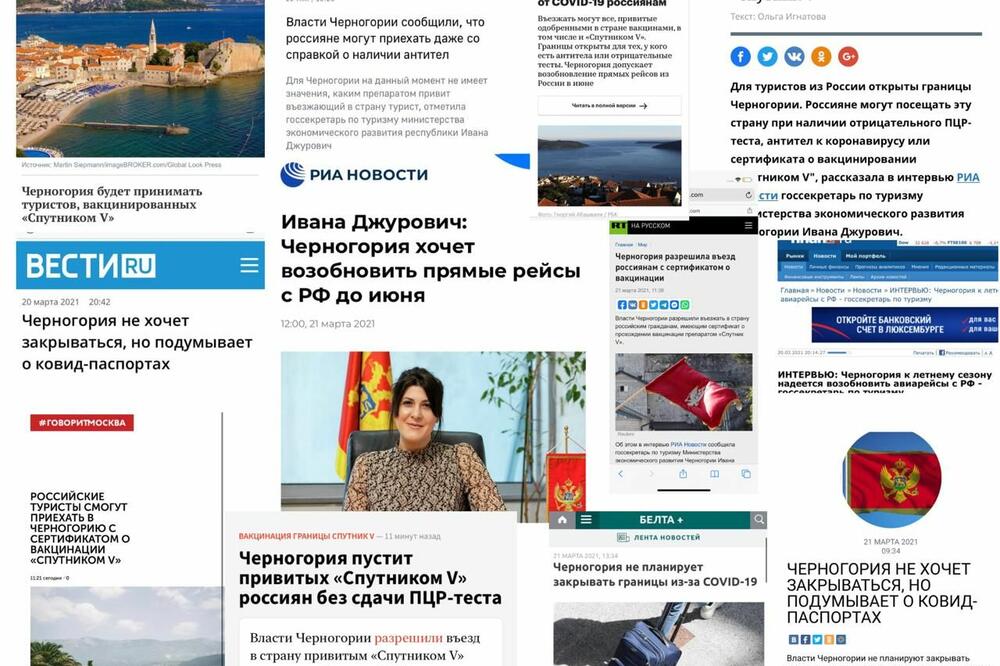 Crna Gora u ruskim medijima, Foto: Ministarstvo ekonomskog razvoja