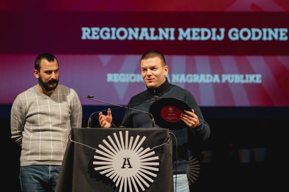 Sa dodjele nagrade, Foto: Facebook