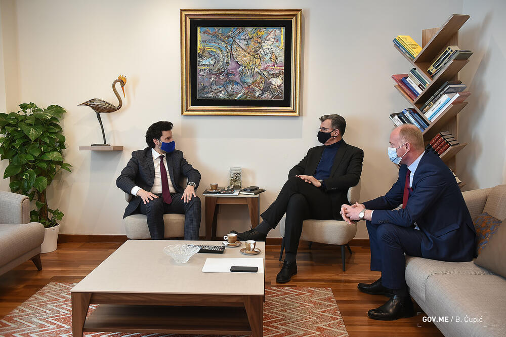 Abazović, Camaj i Hasanđekaj, Foto: Vlada Crne Gore