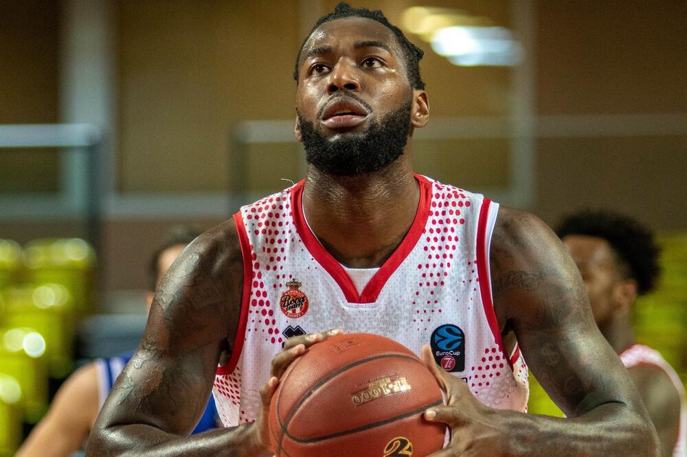 Matija Lesor je opet bio tragičar protiv Budućnosti, Foto: AS Monaco basket