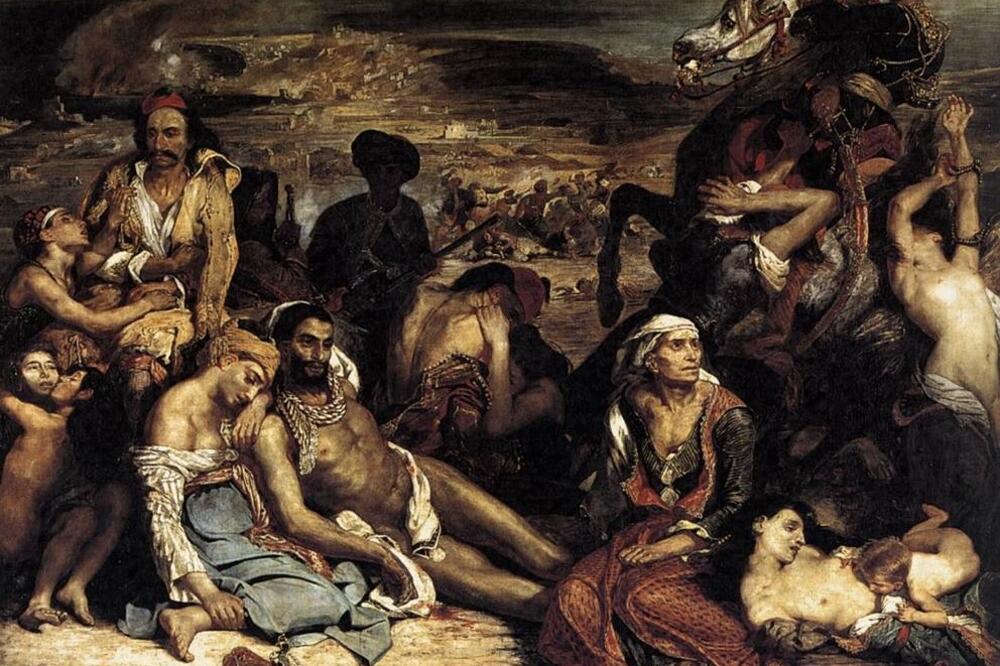 Ežen Delakroa (1798-1863), scena masakra sa Hiosa, muzej Luvr, Foto: Commons.wikimedia.org