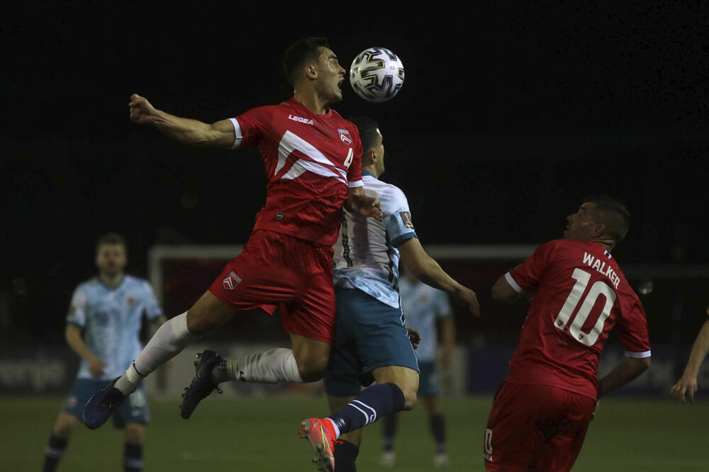 Sa meča Gibraltar - Norveška, Foto: AP