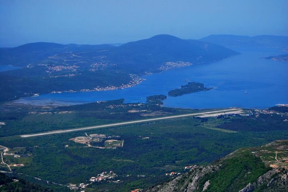 Tivat airport scenery