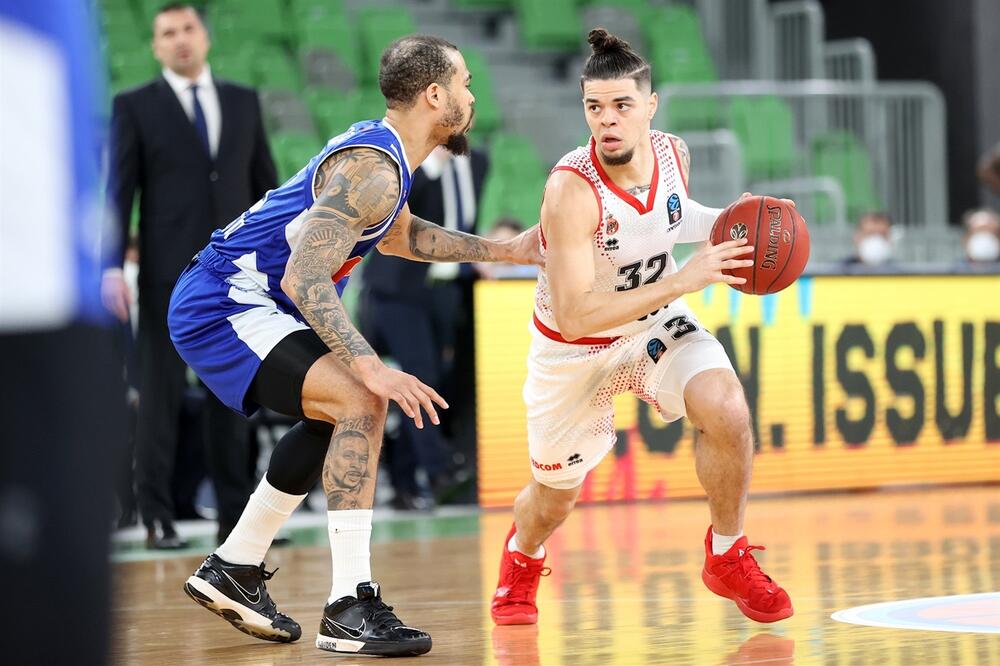 Grej na revanš meču četvrtfinala Evrokupa protiv Budućnost Volija u Ljubljani, Foto: Eurocup