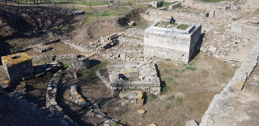 Dio arheološkog nalazišta Troja
