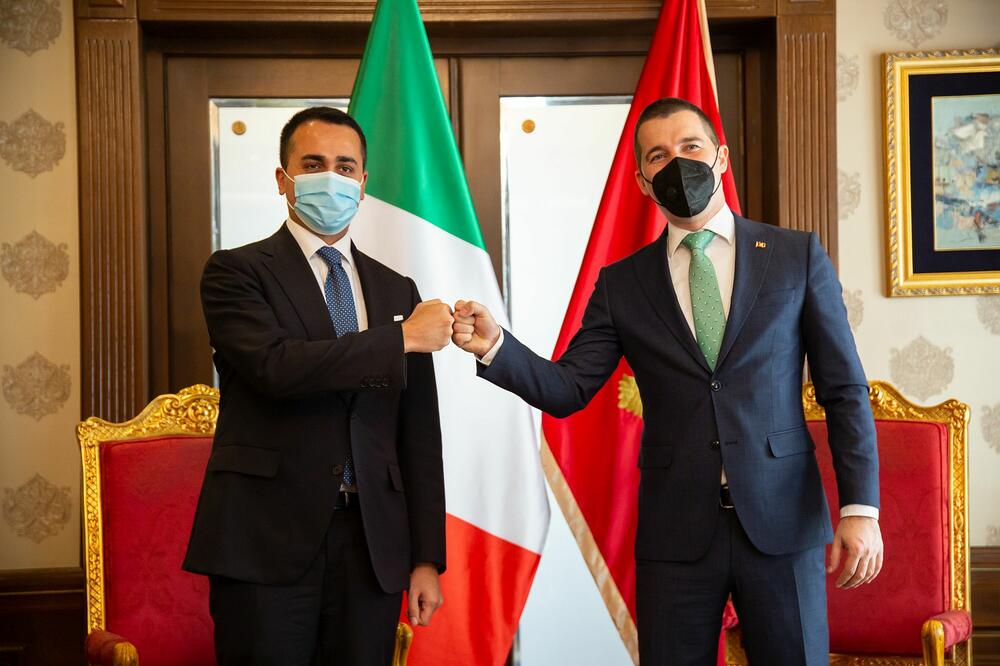 Di Majo i Bečić, Foto: Skupstina.me