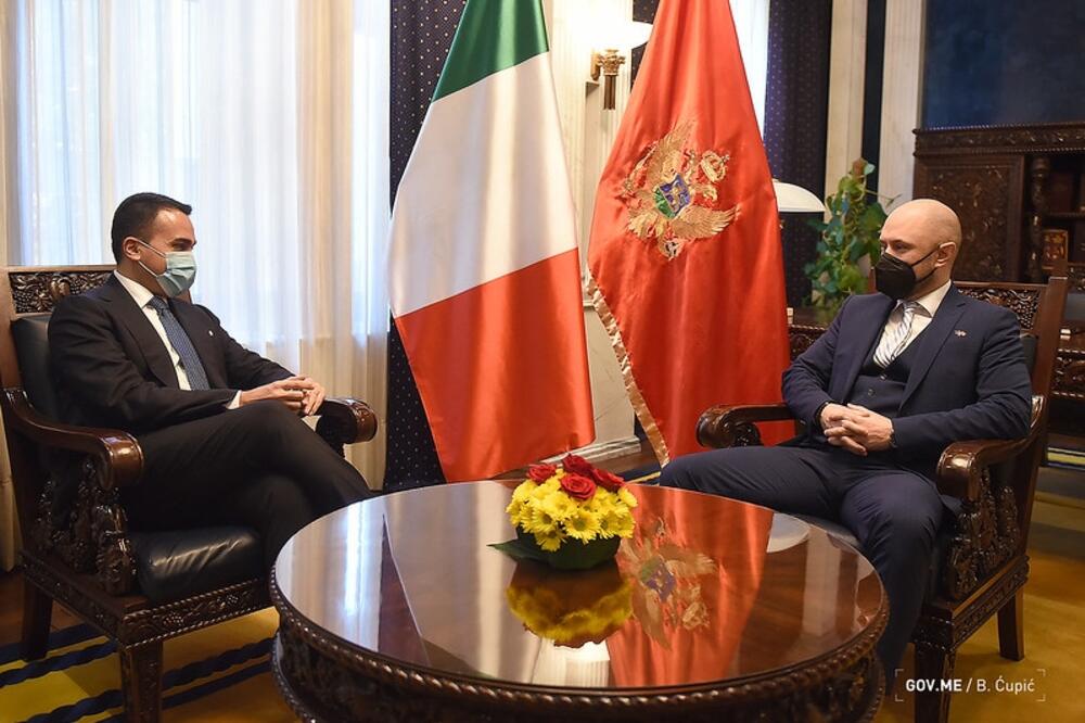 Di Majo i Radulović, Foto: Gov.me/Bojana Ćupić