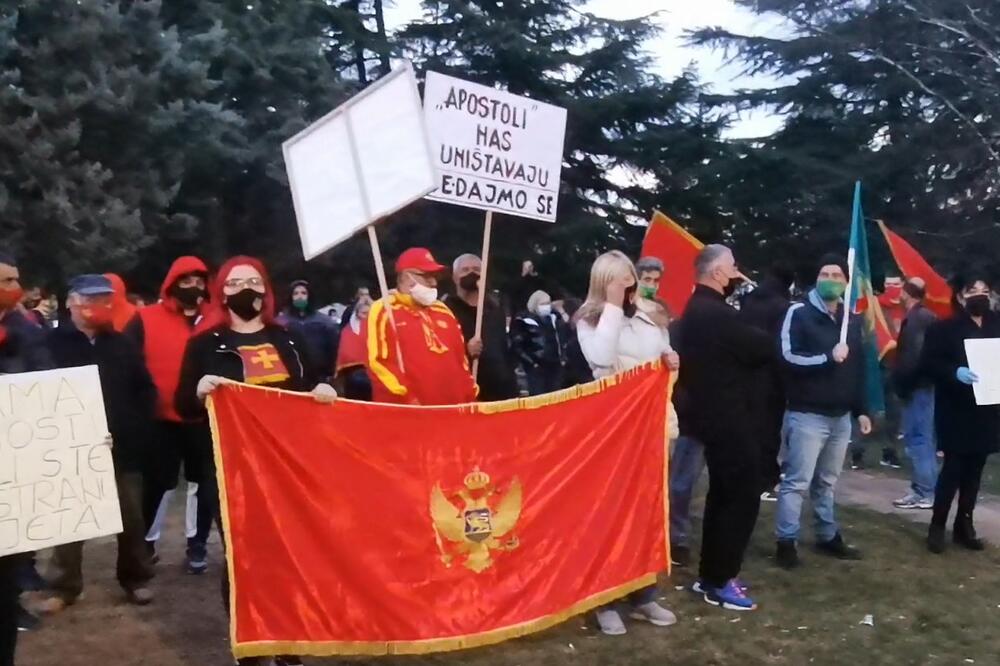 Sa protesta, Foto: Printscreen