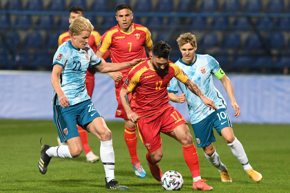 Hakšabanović na meču Crna Gora - Norveška, Foto: Savo Prelević