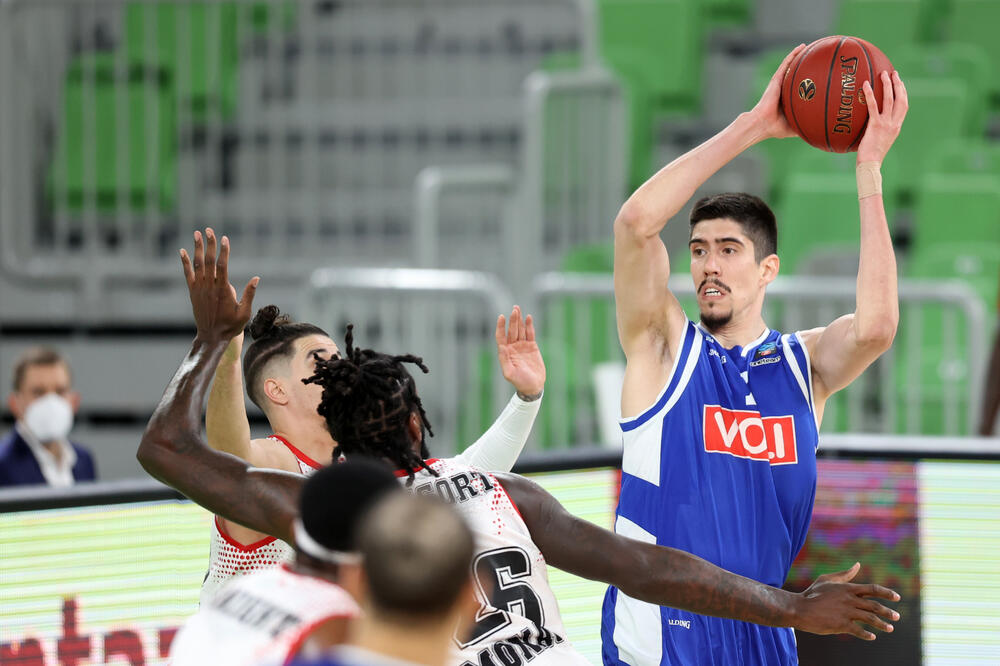 Ako bude na nivou, Budućnost će biti bliža uspjehu: Danilo Nikolić na drugoj utakmici sa Monakom, Foto: Aleš Fevžer