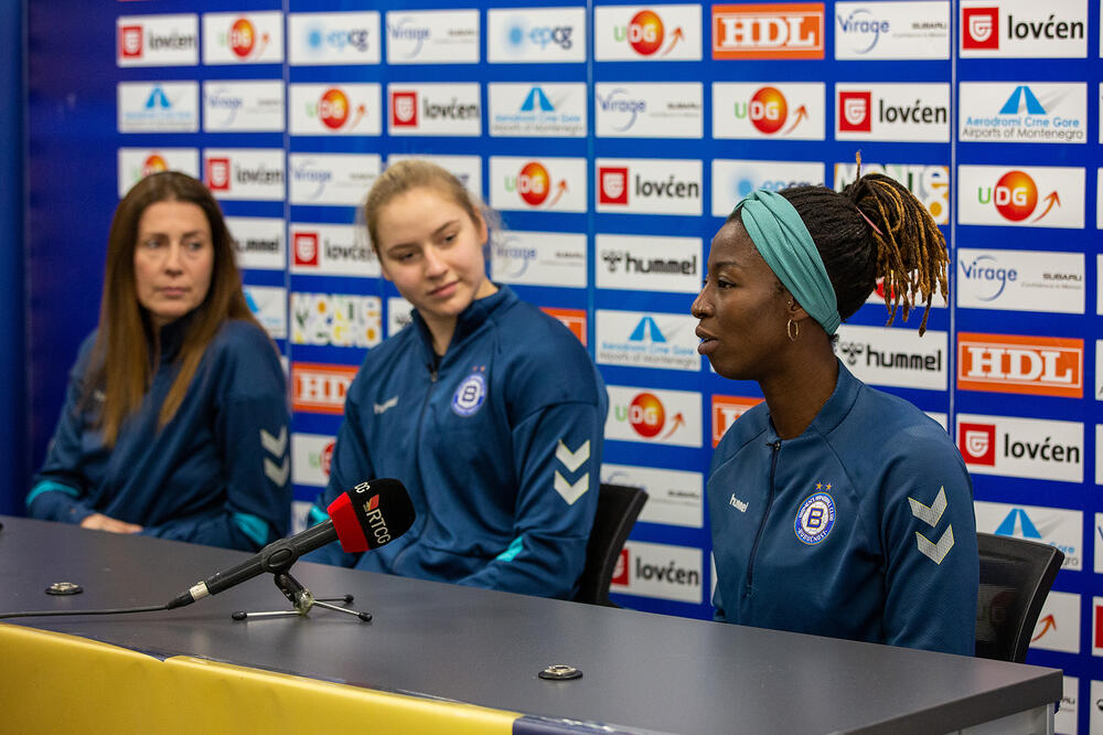 Sa današnje konferencije, Foto: ŽRK Budućnost