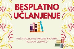 Narodna biblioteka "Radosav Ljumović": 2. aprila besplatno...