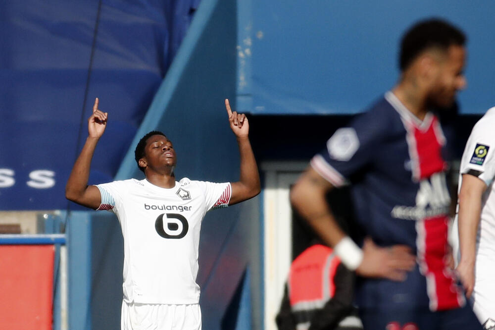 Džonatan Dejvid slavi gol za pobjedu, Foto: Reuters