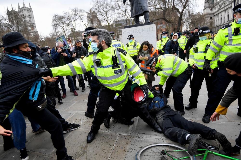 Sa protesta u Londonu, Foto: Reuters