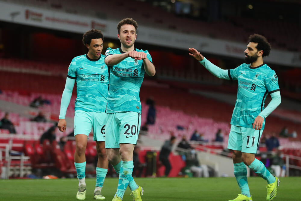 Žota slavi prvi gol u Londonu, Foto: Reuters