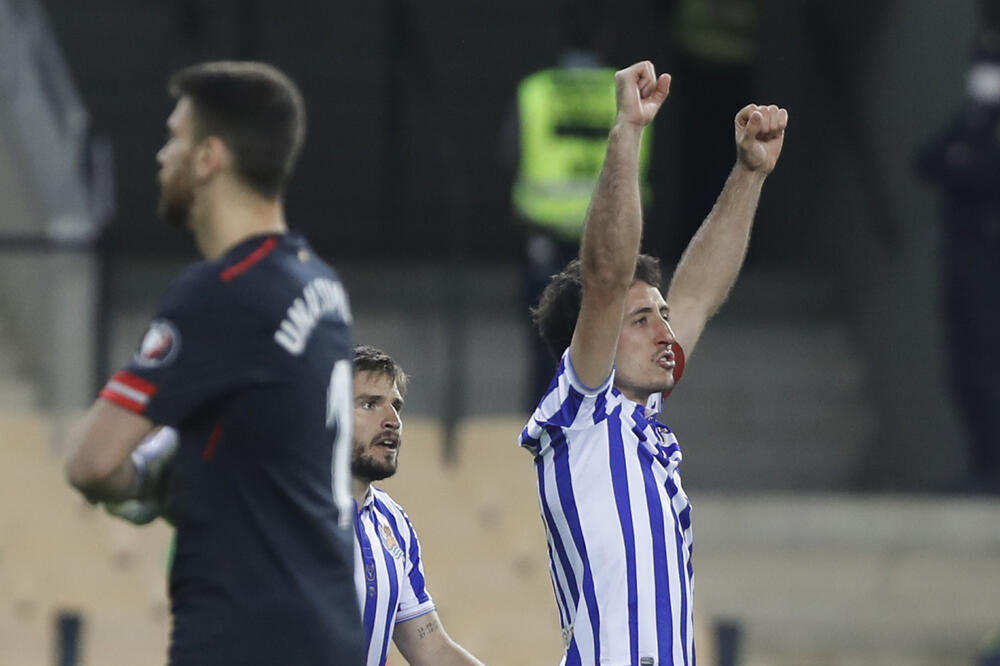 Ojarsabal slavi gol za istoriju, Foto: AP