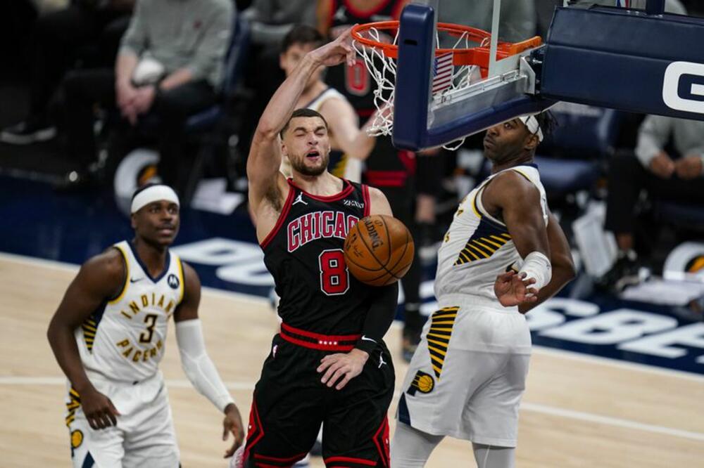 Zek Lavin na meču sa Indijanom, Foto: AP