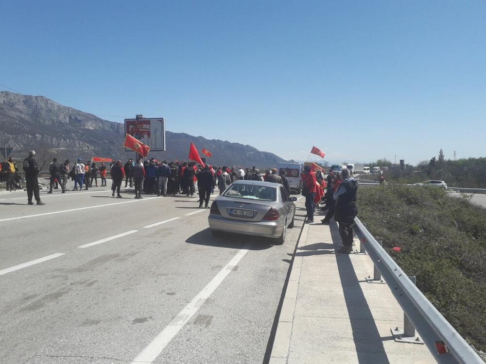 blokada puta Nikšić Podgorica