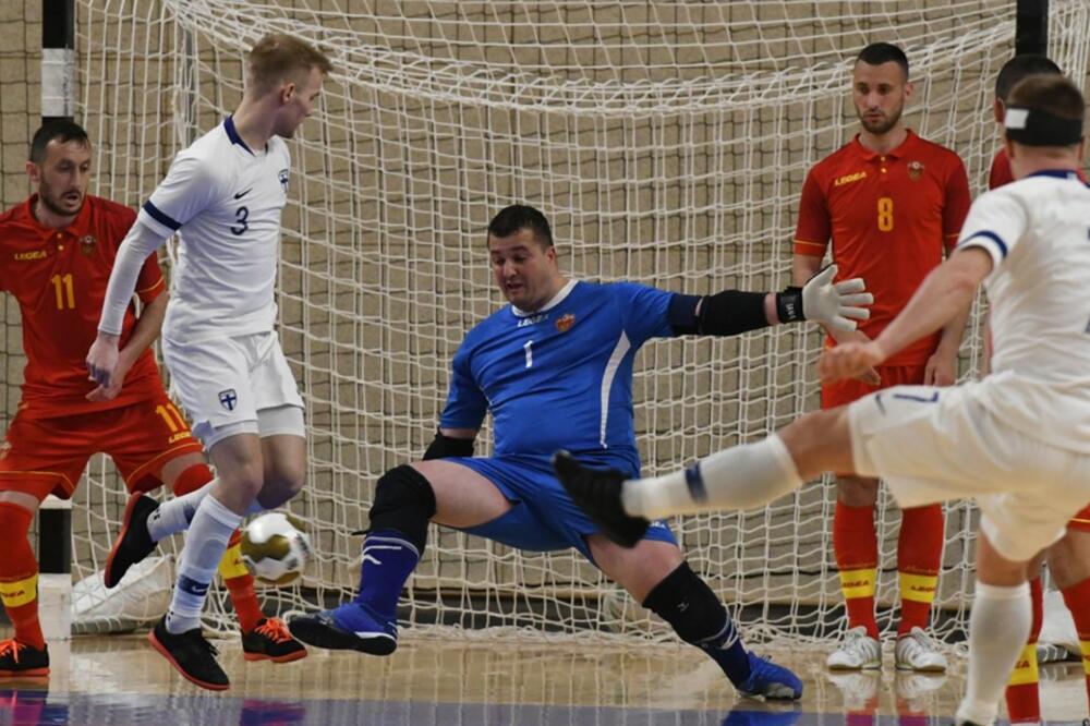 Sa meča Crna Gora - Finska, Foto: FSCG