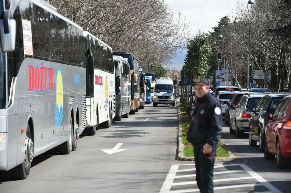 Sa protesta u Podgorici, Foto: Savo Prelević