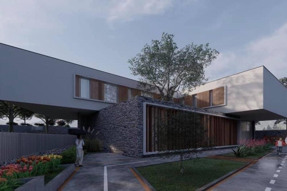 Dnevni centar za djecu sa smetnjama u razvoju u Baru, render, Foto: Demokrate Bar