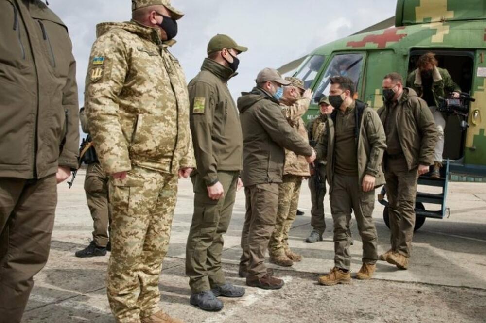 Ukrajinski predsjednik Zelenski u poseti Donbasu, Foto: Getty Images