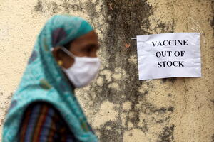 U Indiji vakcinisano više od 100 miliona ljudi