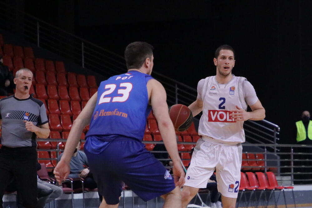 Naporno smo radili za 1. mjesto: Nikola Ivanović na prvom meču sa Igokeom, Foto: Igokea/Nikola Vuruna